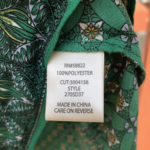 NWT Max Studio Multicolor Floral Print Blouse Size M - Picture 10 of 12